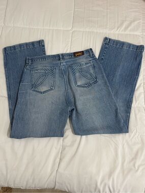 Classic Light Blue Women's Jeans - Casual Straight Leg
